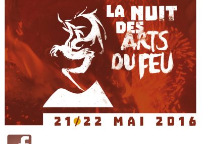 Page Facebook de la Nuit des Arts du Feu (2016)