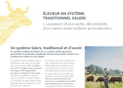 Éleveur en système traditionnel Salers (2014)